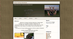 Desktop Screenshot of kansashuntingadventures.com